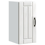 Pensile da cucina dal design moderno 30 x 31 x 60 cm ampio spazio contenitivo in legno composito bianco lucido 02_0050134