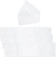 Carta Mahjong Drievoudig - Protezione Trasparente - Supporto per Carta della Puntata - Materiale PVC di Alta Qualità - Dimensioni 132 x 480 mm