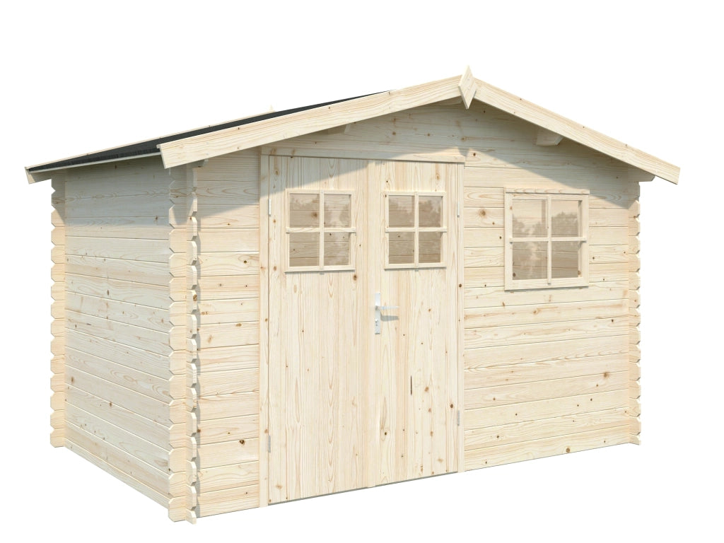 Casetta in legno non trattato Latina 320x205 cm