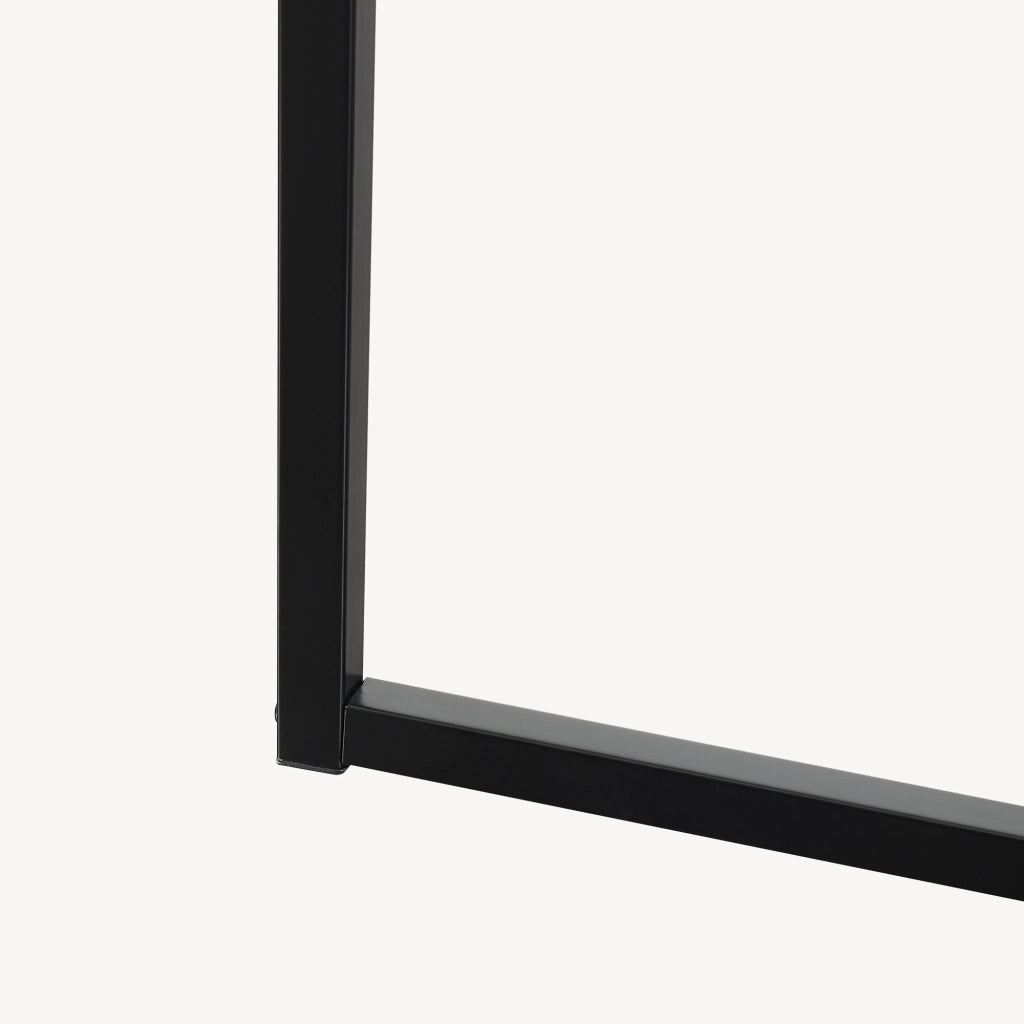 Stand Appendiabiti Norjad 160 x 80 x 41 cm in Metallo - Nero [en.casa]