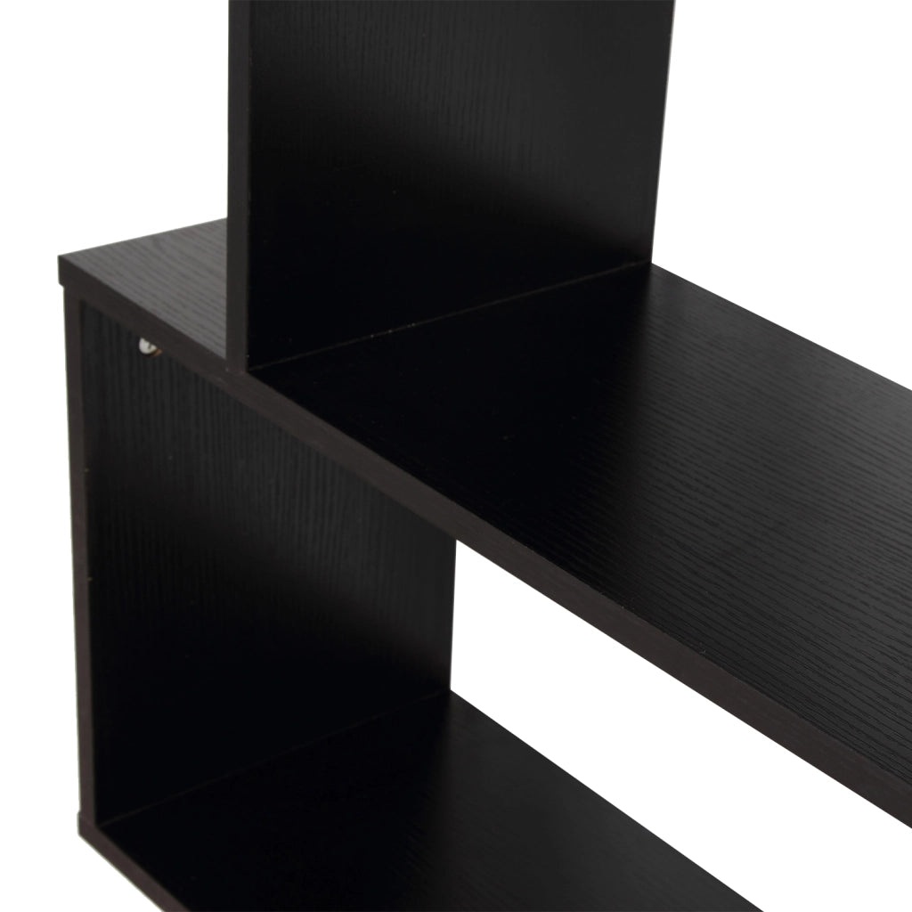 Libreria 6 Ripiani Legno Forma S ¨C zephmum ¨C 80x24x191 cm Colore Nero