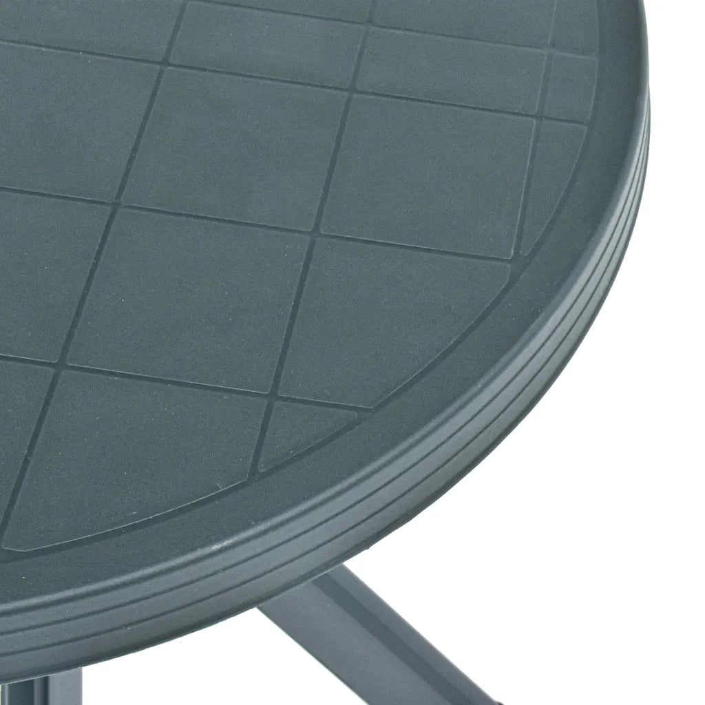 Tavolo da Bistrot Verde Ø70 cm in Plastica 48797