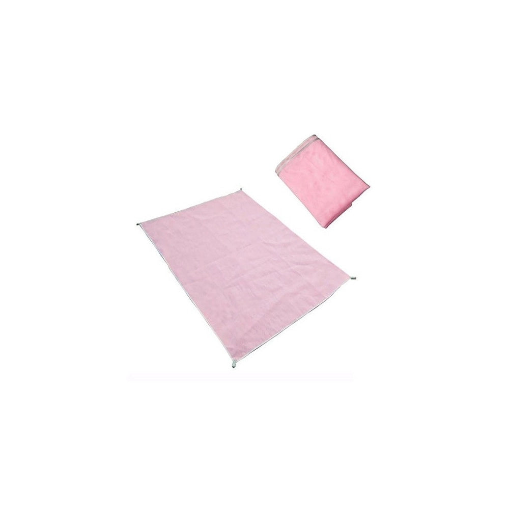 Trade Shop - Telo Mare Anti Sabbia Sand Free Mat Rimuovi Sabbia Telo Utile Pic-nic Campeggio -