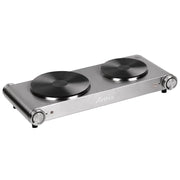ARDES HOBINOX DUO (ARFOEL02) - FORNELLO ELETTRICO 2 PIASTRE 18-15CM 1500/1000W