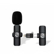 MINI MICROFONO LAVALIER SENZA FILI TYPE C LIGHTNING VIDEO REGISTRA AUDIO AS05741