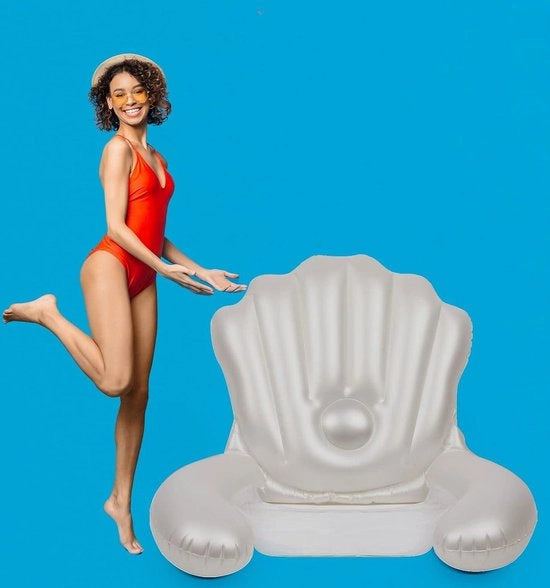 Mangiafuoco Inflabile con Reticolo - Metà Doppio Guscio Galleggiante Shell waterhangmat