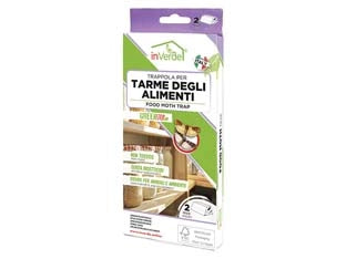 TRAPPOLA PER INSETTI DEGLI ALIMENTI- - conf.pz.2 - 12 pezzi INVERDE