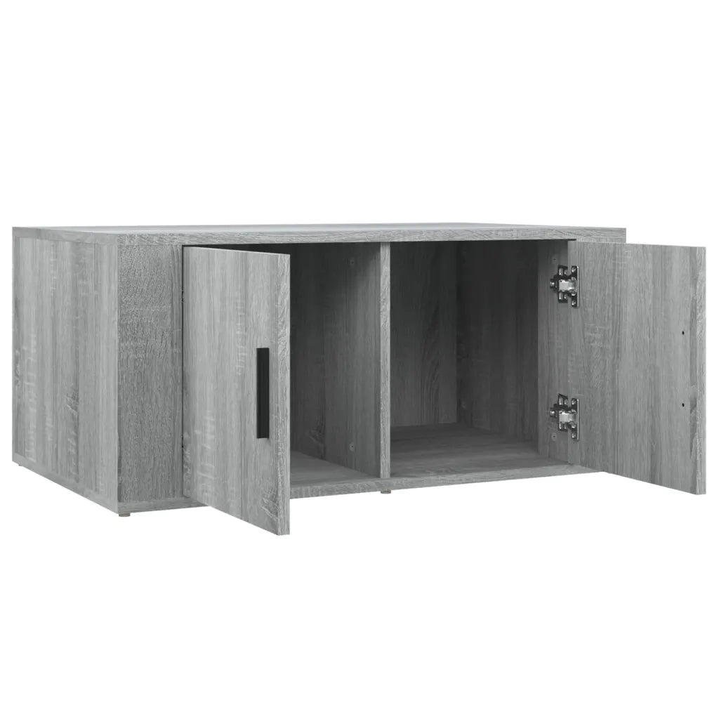 Tavolino da salotto | Tavolino da caff¨¨ | Tavolino da Soggiorno Grigio Sonoma 80x50x36 cm Legno Multistrato