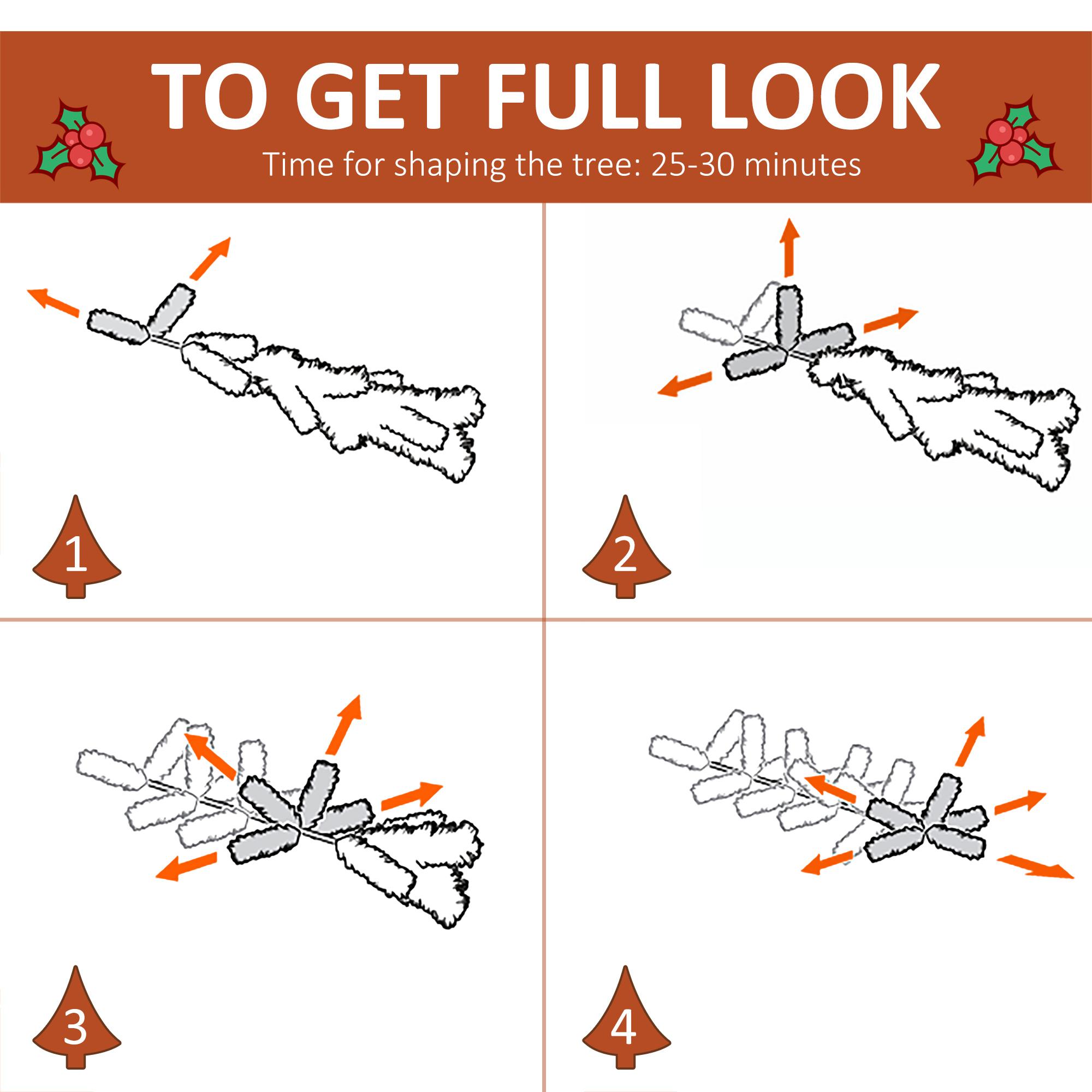 Albero di Natale Artificiale Innevato 180 cm 678 Rami con Bacche Rosse e Pigne Verde