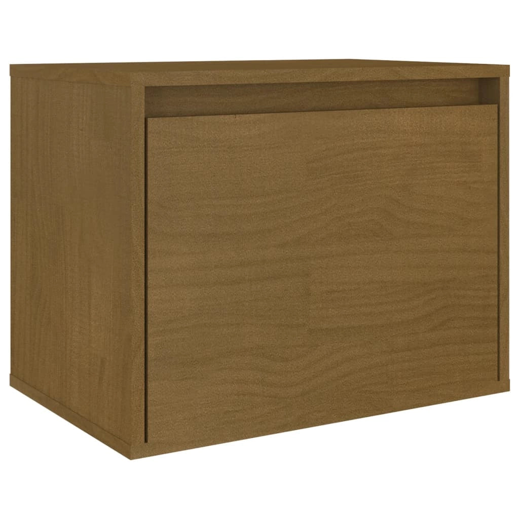 Mobile TV multimediale scaffale TV credenza mobile TV sala da pranzo soggiorno camera da letto 3 pezzi colore miele legno massello di pino marrone 02_0028691