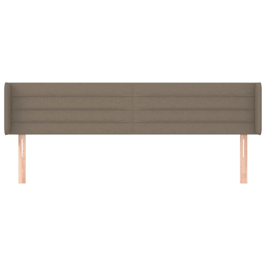 Testiera ad Orecchio Tortora 183x16x78/88 cm in Tessutocod mxl 97711