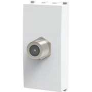 CONNETTORE F TV SAT DIRETTO AVP - BIANCO- 8 pezzi