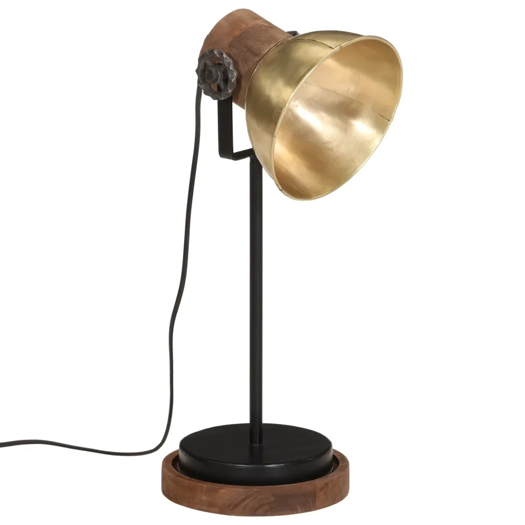 Lampada a Scrivania 25 W Ottone Anticato 17x17x50 cm E27 CFW7265836