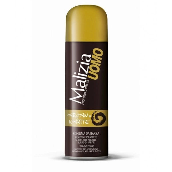 MALIZIA SCHIUMA DA BARBA 300 ML OLIO DI ARGAN & BURRO DI KARITE'