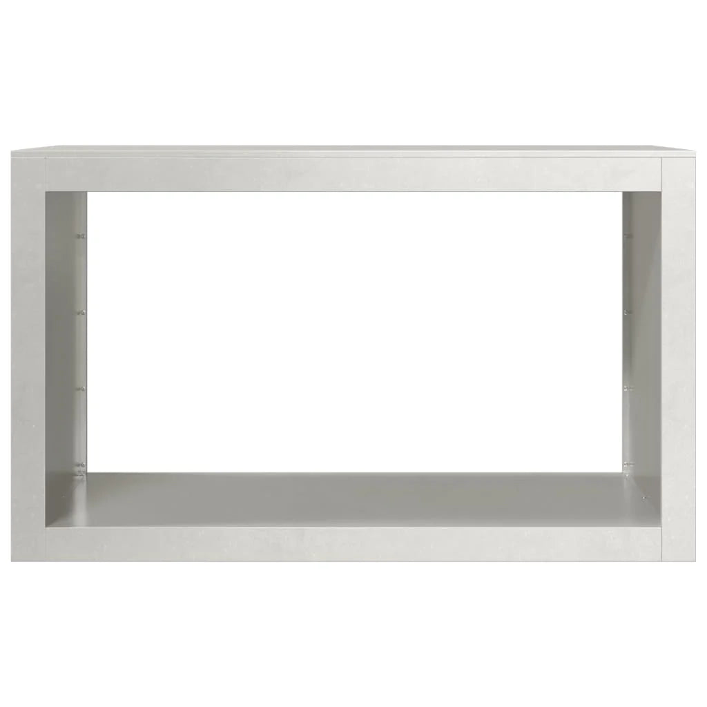 Portalegna 100 x 40 x 60 cm marrone acciaio inox 02_0043697