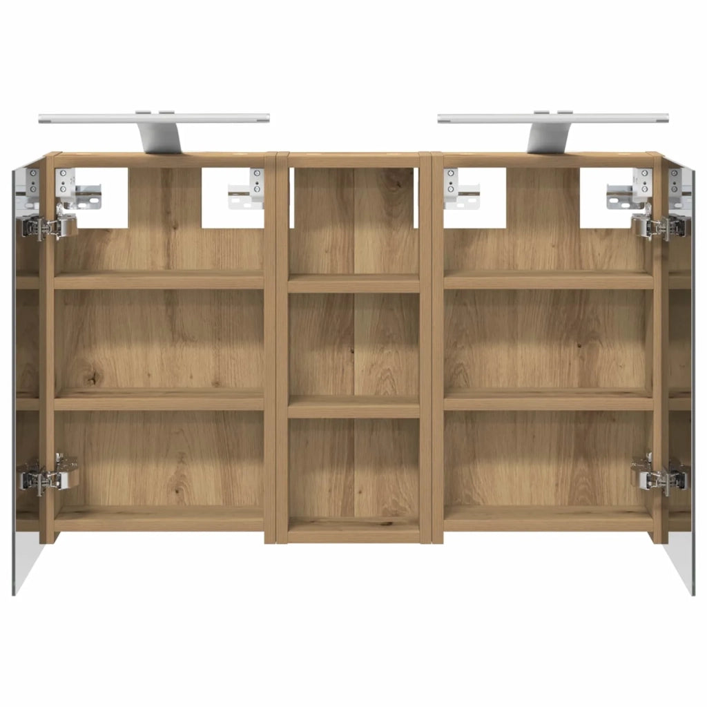 Set di Armadi da Bagno con lo scaffale 3 pcs 80 x 10,5 x 50 cm 3403663
