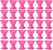Set di 30 piccole spille in silicone per stile e modellare i capelli con tasca di conservazione