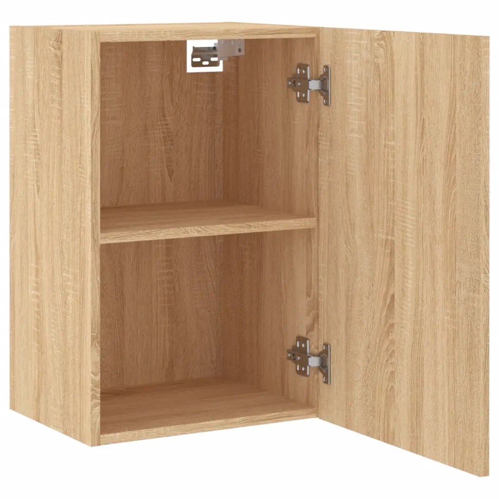 Mobile TV Parete Rovere Sonoma 40,5x30x60 cm Legno Multistrato 836914