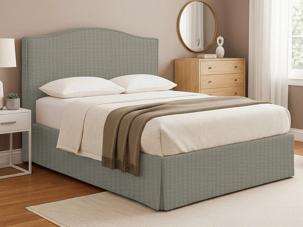 Blyth, Letto Piazza e Mezza Sfoderabile Made in Italy, Grigio