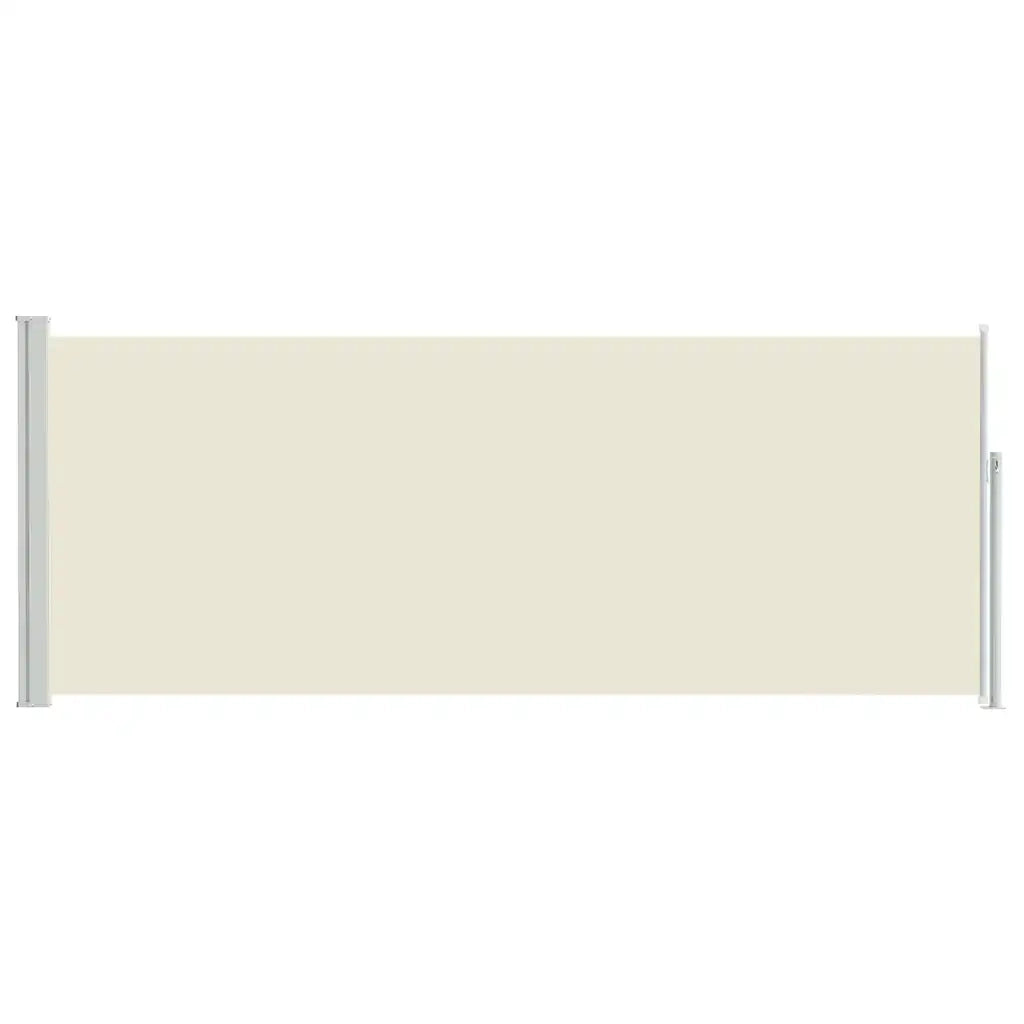 Tenda da Sole Laterale Retrattile 117x314 cm Crema 45360