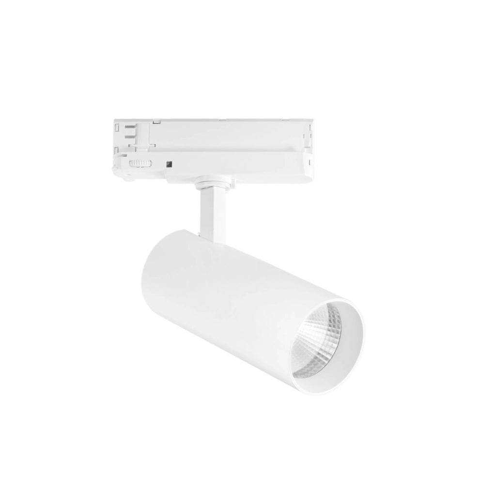 FARO BINARIO PLANE BIANCO LED 30W 3700LM 4000K 7X15CM