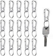 Sistema di Appesi Chiavi a Clessidra - 15 Pezzi - Leggero - Resistenze ai Contatti e Corrosione - Appeso Chiavi a Clessidra