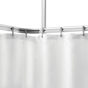 Kit di sostegno per tenda da bagno Easy Roll 28 x 90 x 16 cm - Bianco Grigio