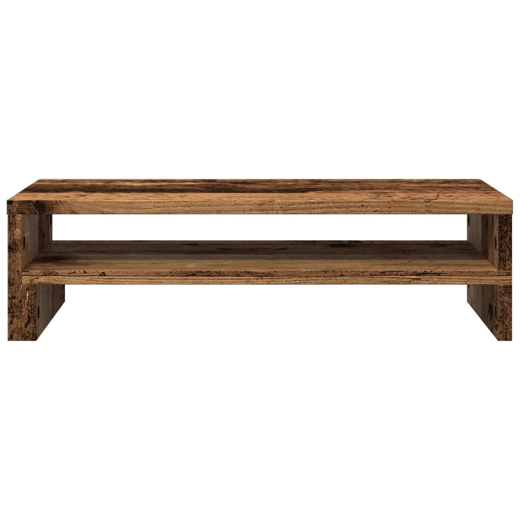 Supporto per monitor mobile da scrivania legno vecchio 54 x 22 x 15 cm legno ingegnerizzato marrone 02_0045013
