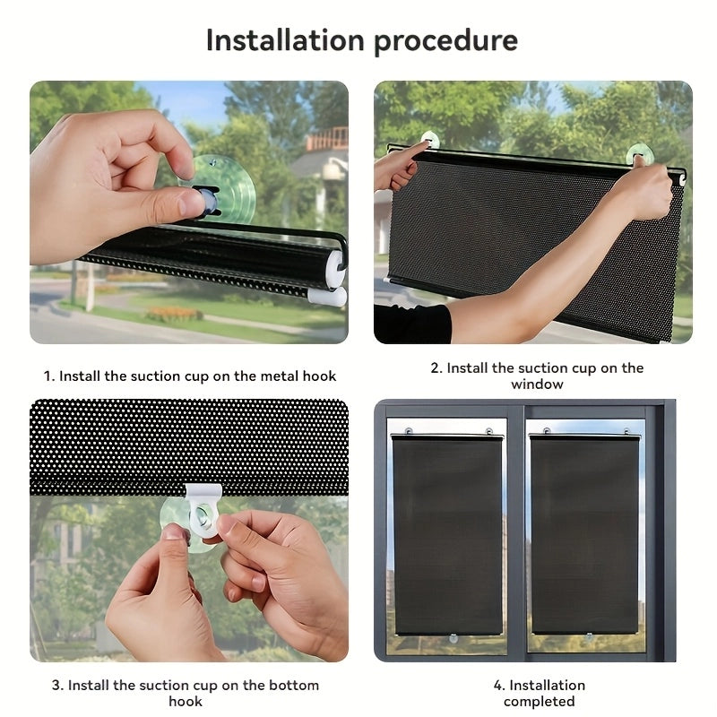 Tenda Parasole Retraibile 58x125cm ¨C zephmum ¨C Grigio