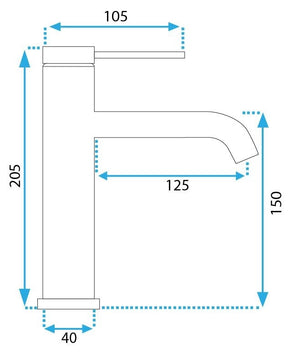 Rubinetto Da Lavabo Rea Clif Nikiel