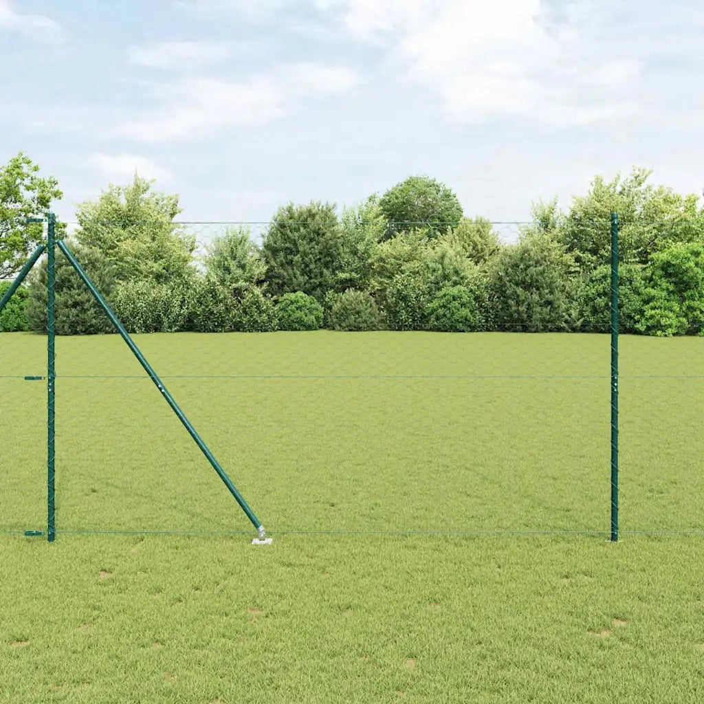 Palo della recinzione Verde 10 x 1,6 m (rete da 50 mm)