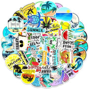 Etichette in vinile 50 pezzi - Etichette PVC - Etichette graffiti - Etichette decorativi - Regalo per bambini/adolescenti - Dimensioni 5-8 cm