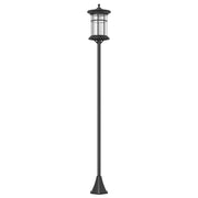 Lampione Solare da Giardino ¨C zephmum ¨C 184 cm, Nero, IP44