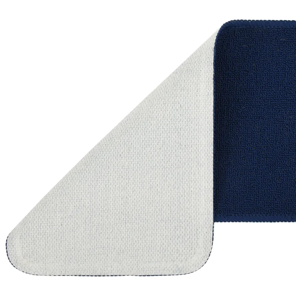 Tappetini per Scale 15 pz 75x20 cm Blu Antiscivolo Rettangolari cod mxl 74918