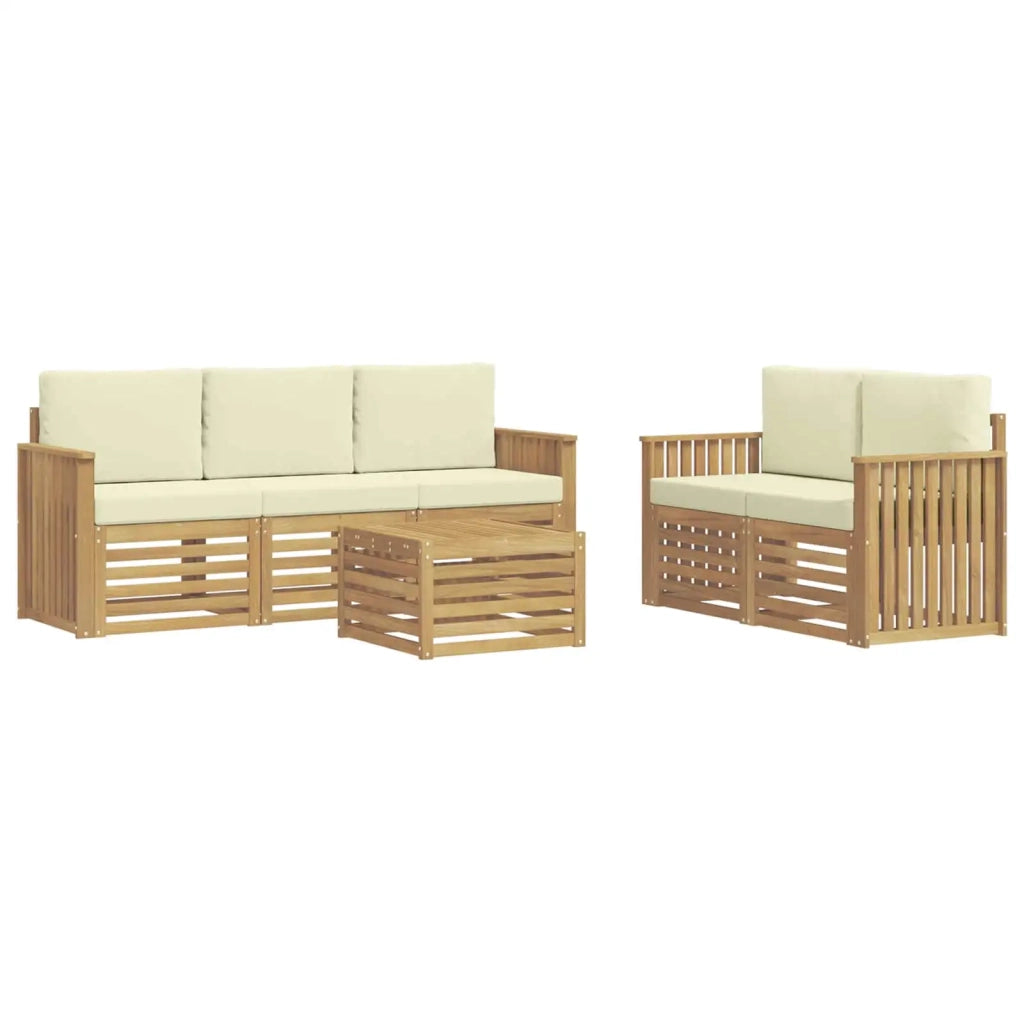 Set divani Legno di Acacia Massello 3391390