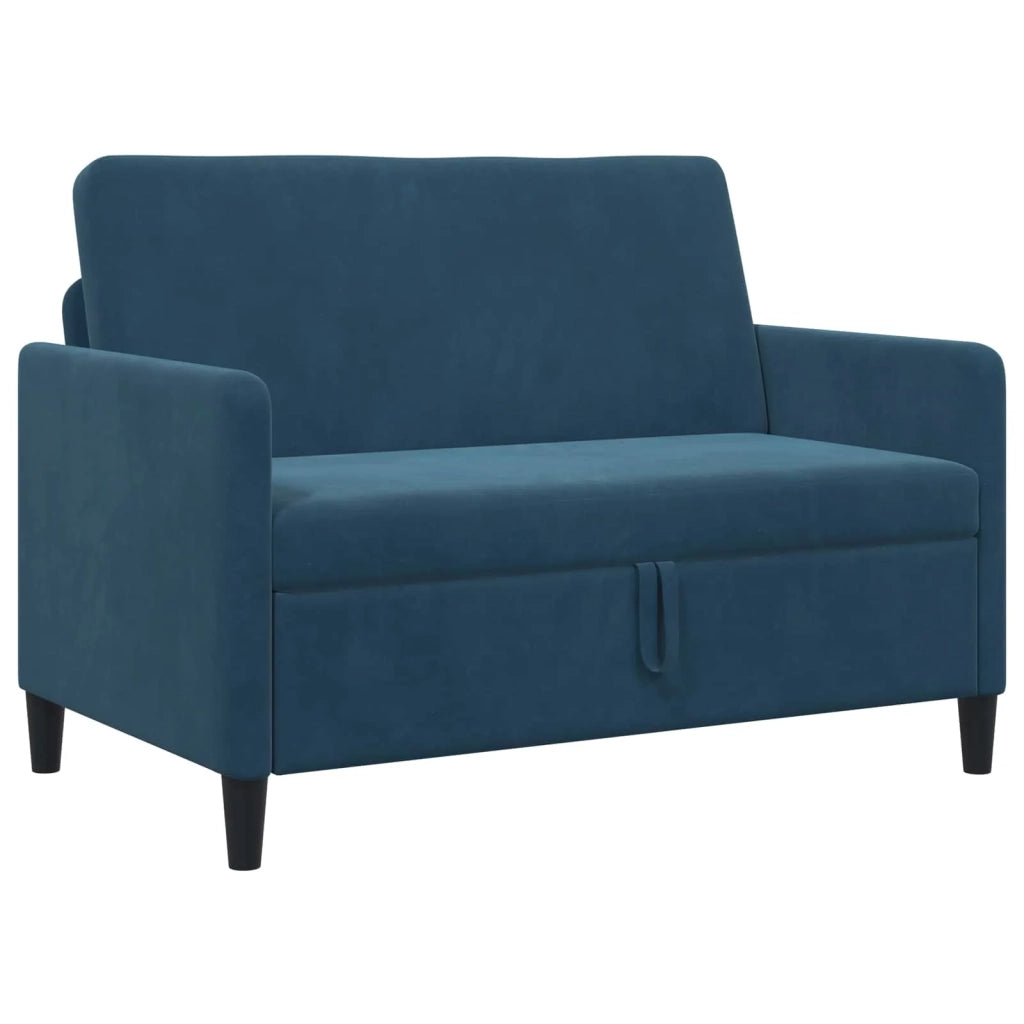 Set di Divani con Storage 2 pz Blu Poliestere 3429171