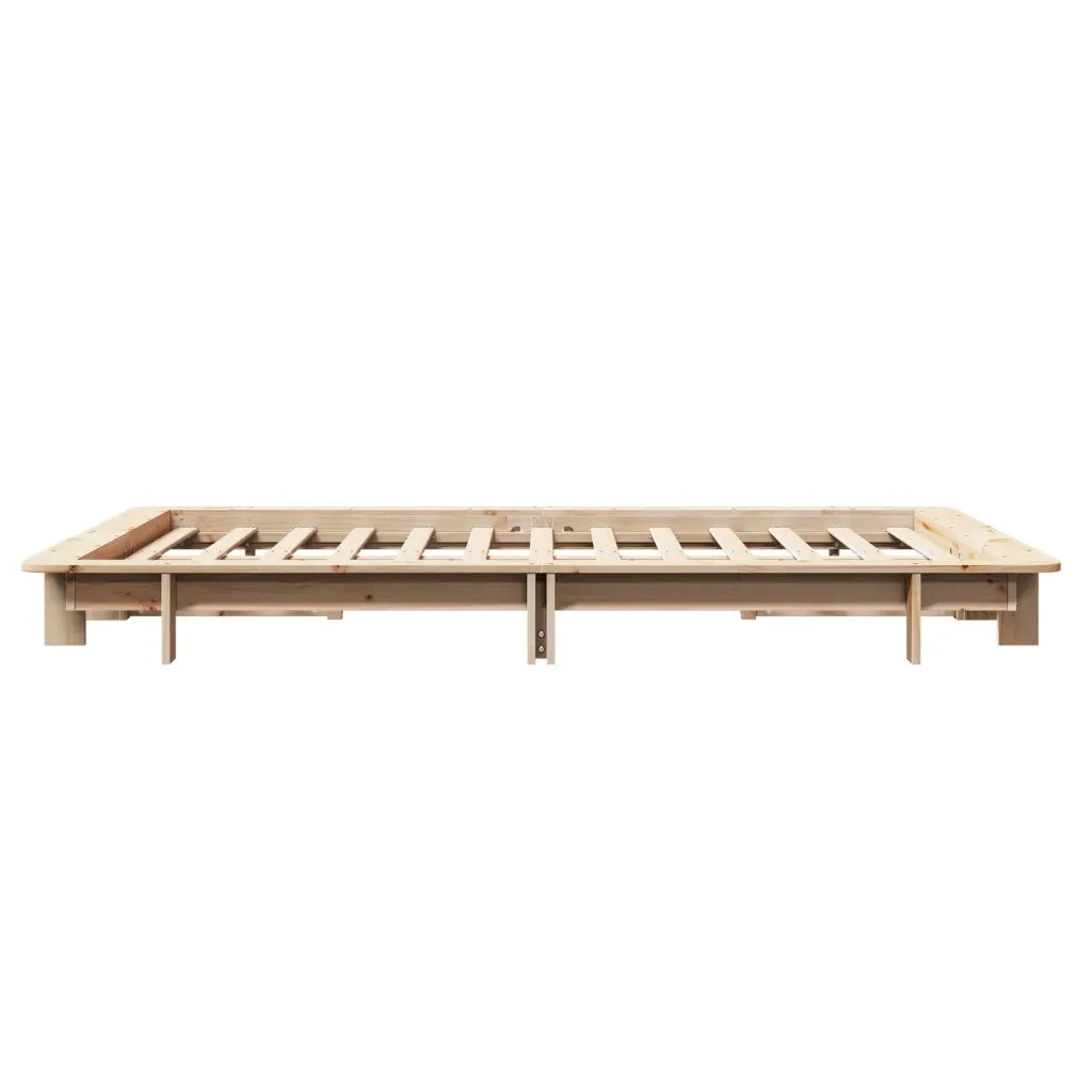 Letto senza Materasso 120x190 cm in Legno Massello di Pino 850677