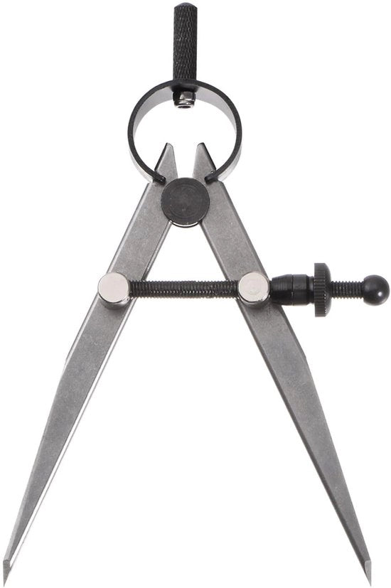Tavola di misura 4 pollici - Acciaio di carbonio - Marcatura precisa - Resistenze al trascinamento - Indurito a mano - Utile per disegni geometrici - Strumento di misurazione
