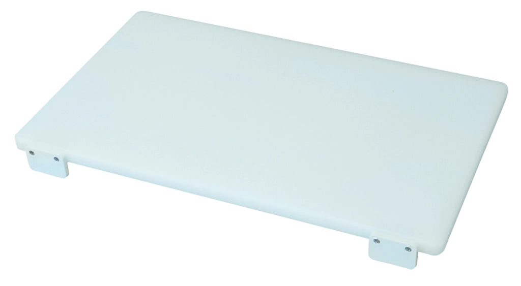 TAGLIERE CON FERMI BIANCO IN POLIETILENE cm. 50x30x2