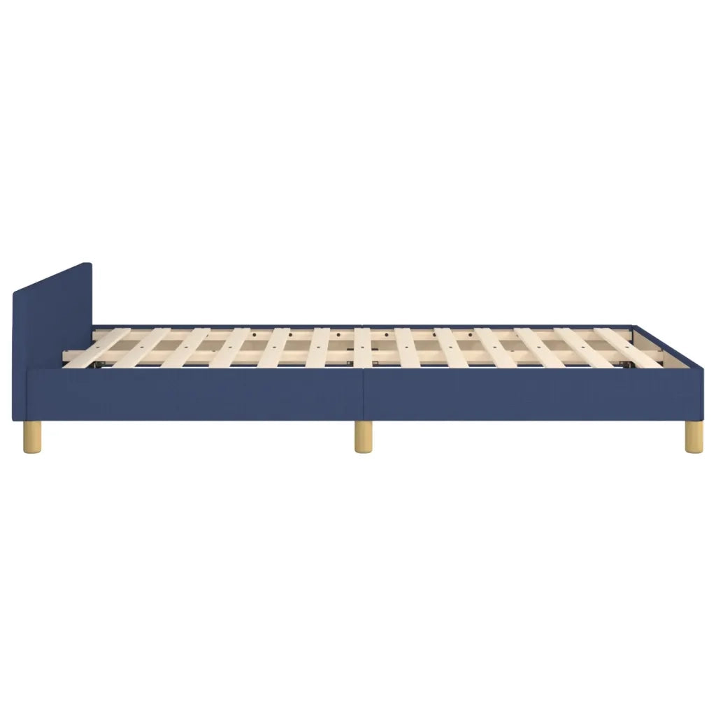 Giroletto senza Materasso Blu 120x190 cm in Tessuto