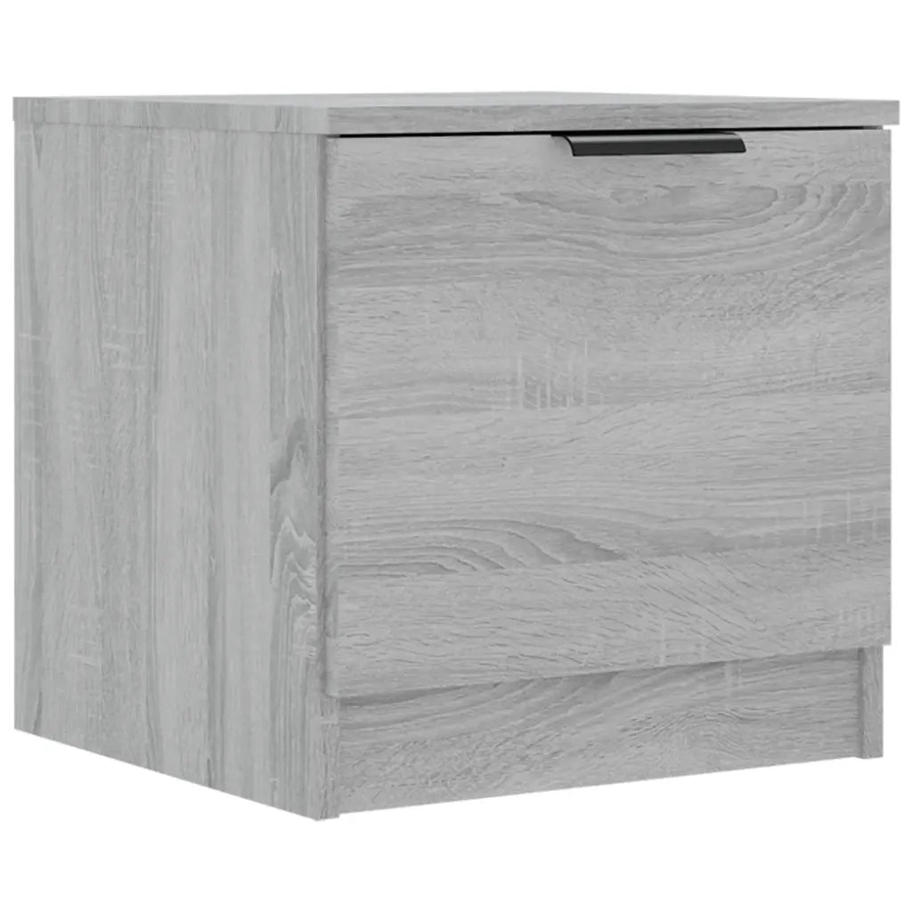 Comodino 2 pz Grigio Sonoma 40x39x40 cm 817030