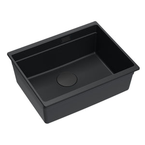 Lavello In Granito Logan 100 Black Rame