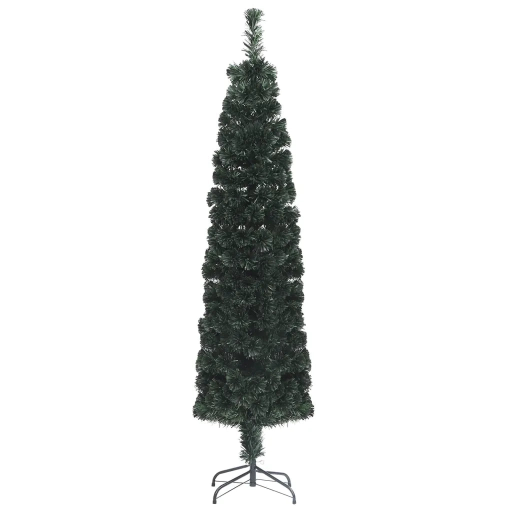 Albero Natale | Decorazioni natalizie Artificiale Sottile Supporto 120 cm Fibra Ottica