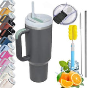 Moka termica con manico, biberon di isolamento con manico e ramoscello, tazza per caffè per viaggiatori, tazza termica, moka automatica, tazza per bere, tazza per viaggiatori con manico e ramoscello