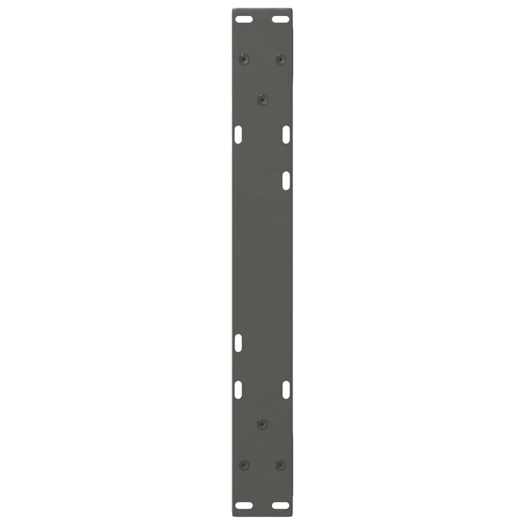 Set di 2 gambe moderne regolabili per tavolino da caffè 60 x 30 cm in acciaio antracite 02_0056976
