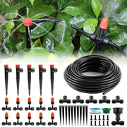 Set di irrigazione a gocce automatico - 20 m tubo - sistema di irrigazione per giardino - set di irrigazione automatico - irrigazione del prato e piante.