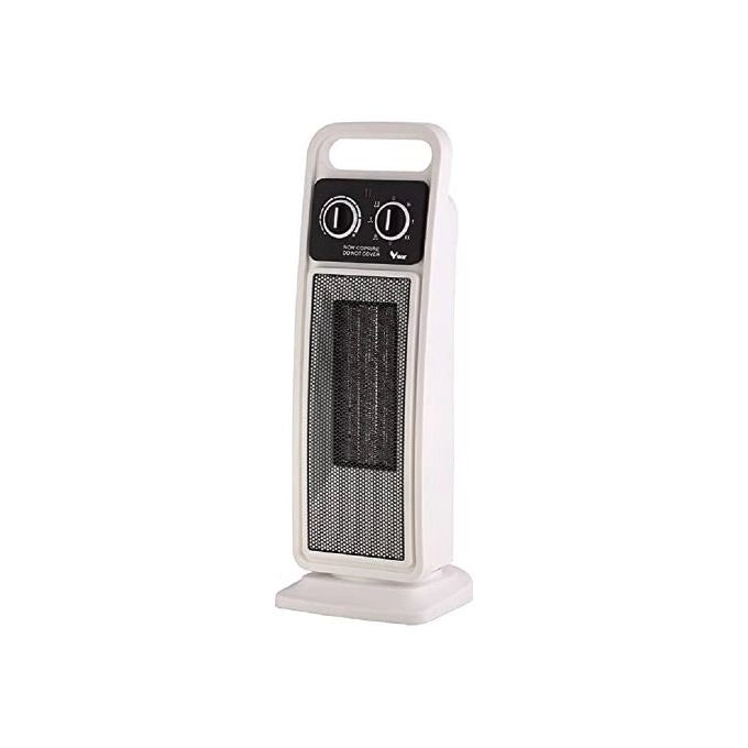 Vigor 9794825 Fuji Termoventilatore Ceramico 2000 W con Termostato e Sicurezza Ribaltamento colore Bianco