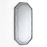 Specchiera da parete SHINE 120 cm in metallo oro lucido