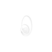 Diva - Lampada da parete bianca 20W luce calda 3000K IP20 - Applique led da muro design moderno - Led integrato 37x29