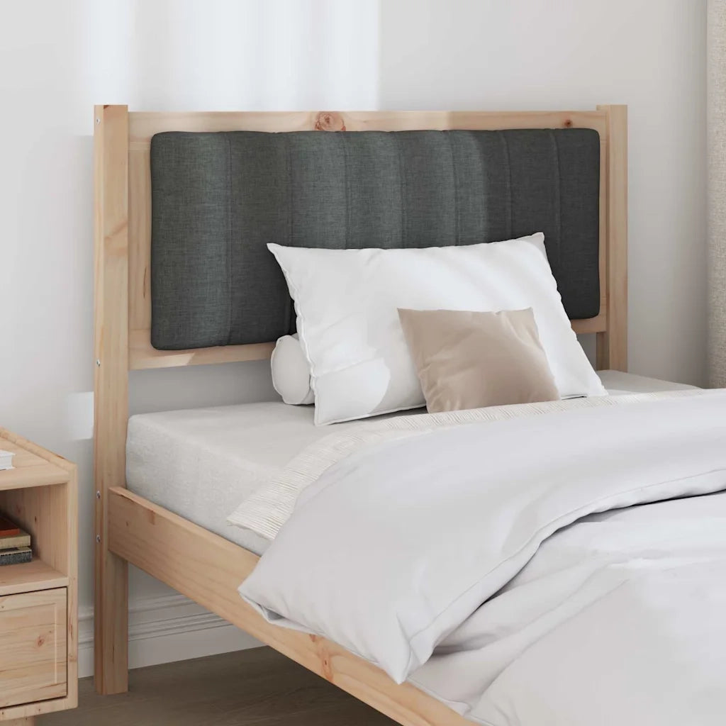 Testiera | Testata imbottita con Testiera | Testata Marrone 90 cm Pino massello